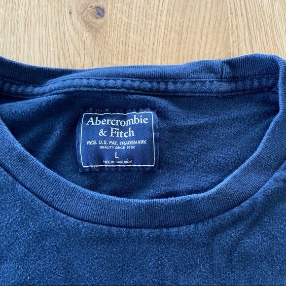 Abercrombie & Fitch Men’s Navy Longsleeve - Picture 3 of 6